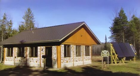 A Cordwood Construction Community Center Image